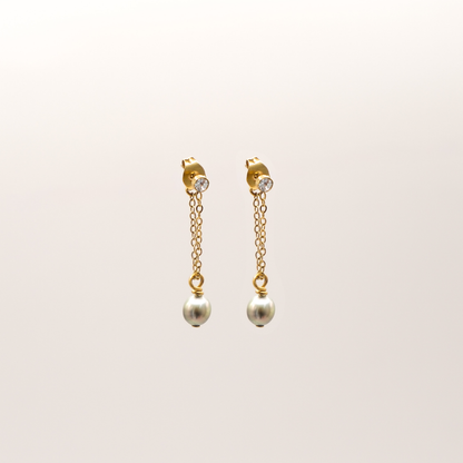   Boucles nacre Kaito - Doré  Ma boutique