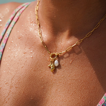   Collier Poé - Doré  Ma boutique