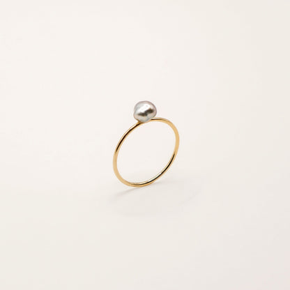   Bague Sea keshi - Goldfilled  Ma boutique