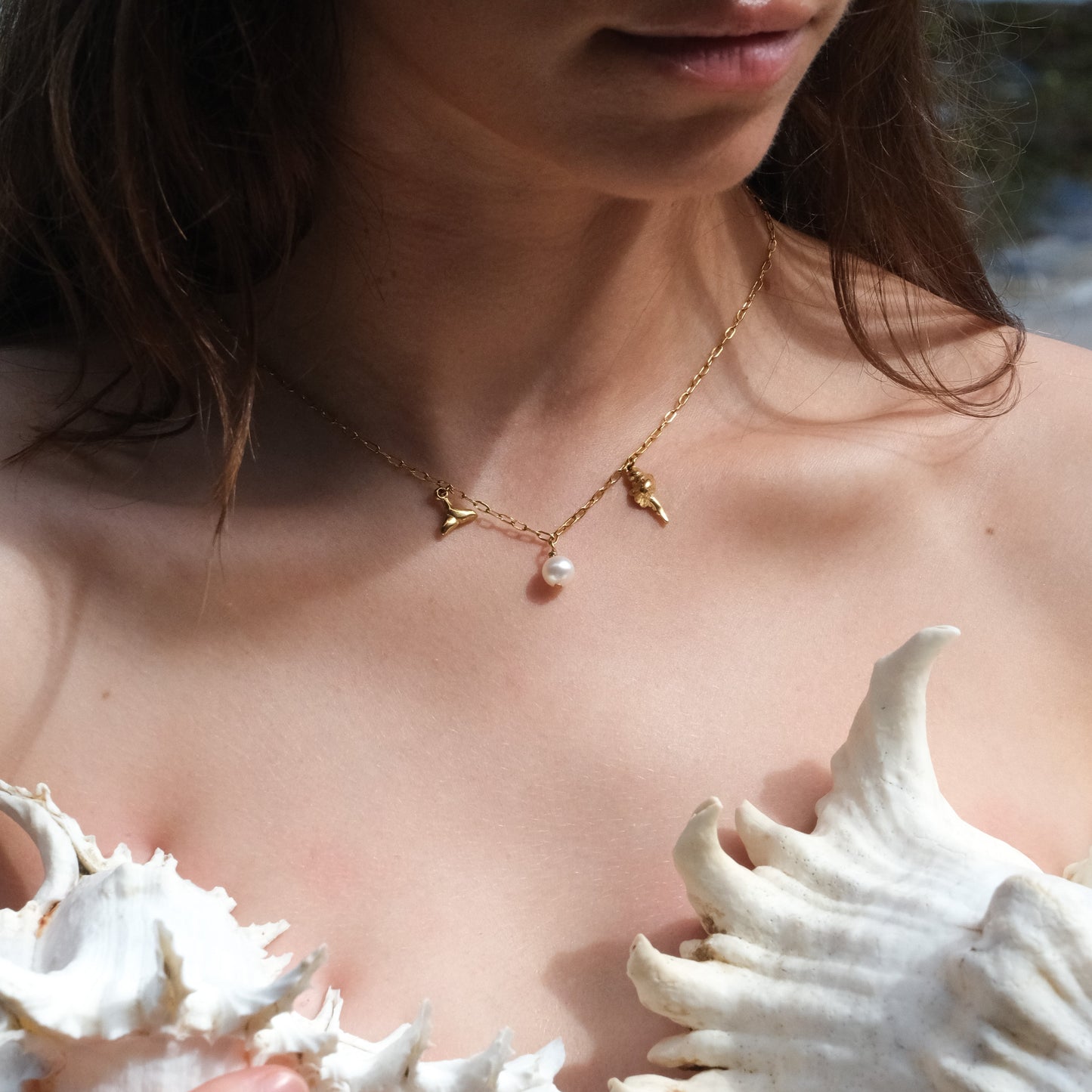   Collier Tehina - Doré  Ma boutique